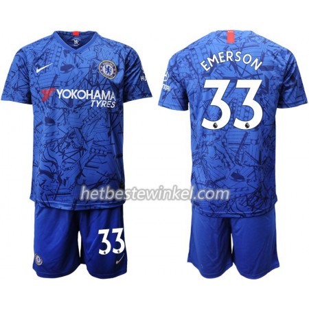 Chelsea Emerson 33 Kind Voetbaltenues Thuis 2019/20 - SS (+ Korte broeken)
